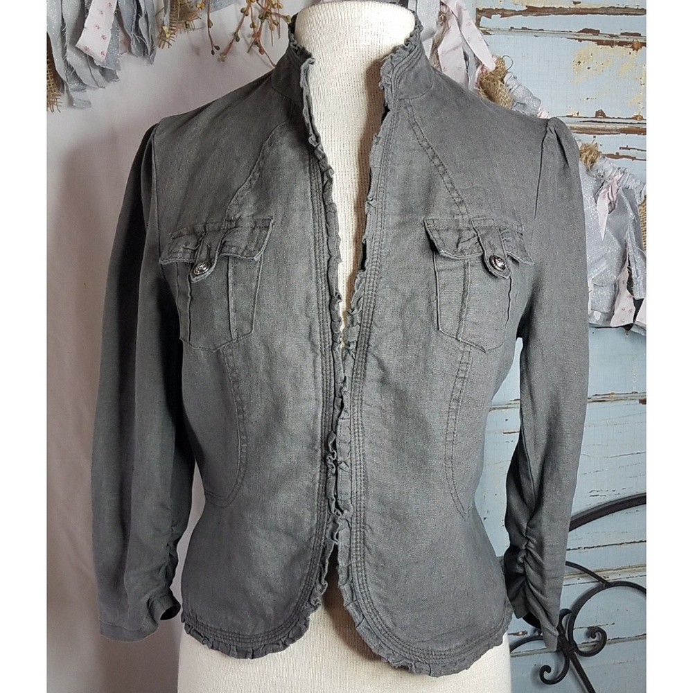 Linen Blazer - Picture 7 of 8